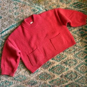 Babaa Women's Sweater in Vibrant Pink